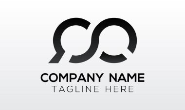 Modern iş tipografi vektör şablonlu ilk harf QO logo tasarımı. Yaratıcı izole QO harf logosu tasarımı