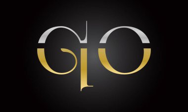 Modern iş tipografi vektör şablonlu ilk harf QO logo tasarımı. Yaratıcı izole QO harf logosu tasarımı