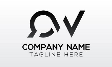 Modern iş tipografi vektör şablonlu ilk harf QW logo tasarımı. Yaratıcı izole QW harf logosu tasarımı