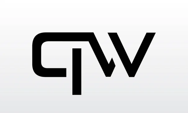 Anfangsbuchstabe Logo Design Mit Moderner Typografie Vektorvorlage Kreative Isolierte Buchstaben — Stockvektor