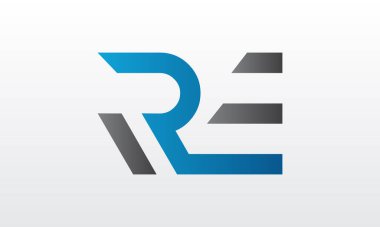 Yaratıcı modern iş tipografi vektör şablonlu ilk harf logosu. Yaratıcı harf yeniden logo tasarımı.