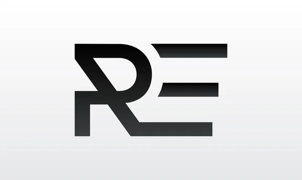 Logo Initial Lettre Avec Créatif Moderne Entreprise Typographie Vectoriel Modèle — Image vectorielle