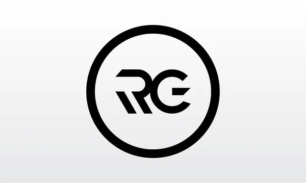 創造的な現代的なビジネスタイポグラフィベクトルテンプレートと初期のRgの手紙のロゴ クリエイティブレター Rgロゴデザイン — ストックベクタ