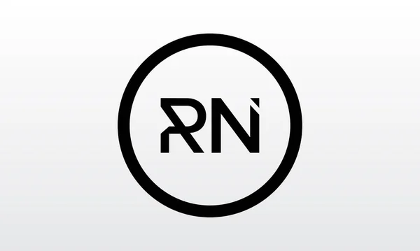 Logo Iniziale Della Lettera Con Modello Moderno Creativo Del Vettore — Vettoriale Stock