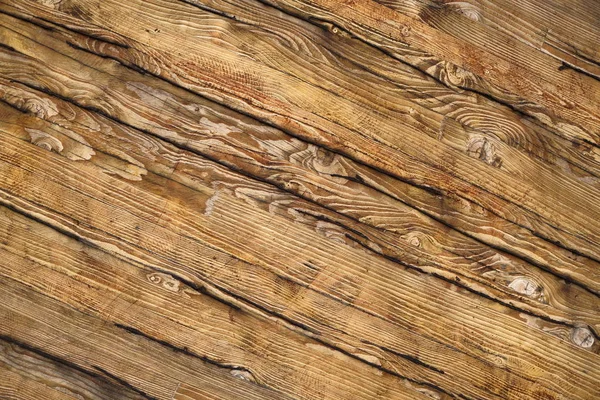 Tableros viejos colocados horizontalmente, pisos de madera marrón claro viejo, pisos de madera vintage. textura de madera antigua fondo — Foto de Stock
