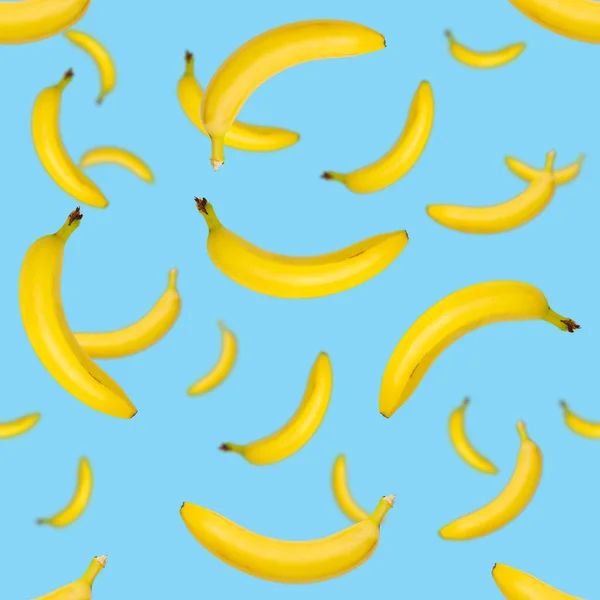 Patrón Sin Costuras Plátanos Patrón Plátanos Pop Art Fondo Abstracto — Foto de Stock