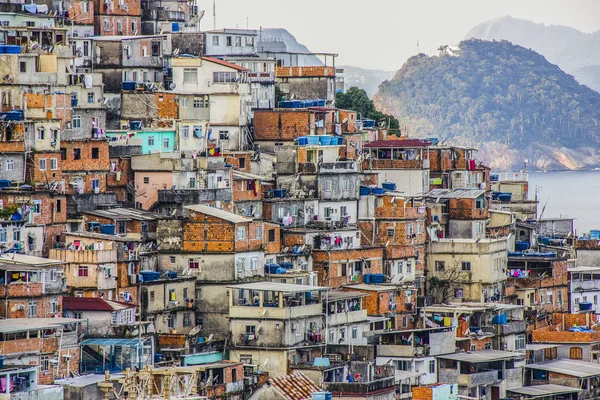 Paisagem Favela Cantagalo — Fotografia de Stock