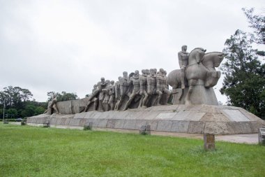 Anıt bayrakları, Ibirapuera Park, Sao Paulo Brezilya
