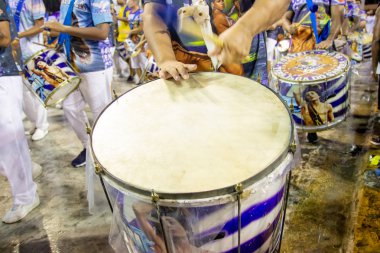 Portela Samba Okulu açıkla gibi sambai, Rio de Janeiro, Brezilya bilinen davul