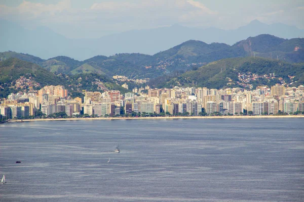 Praia de icarai em niterói — Fotografia de Stock