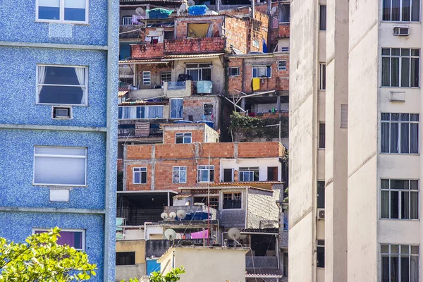 Favela em Copacabana Babylon — Fotografia de Stock