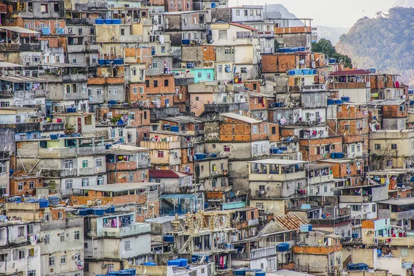 Paisagem da favela Cantagalo — Fotografia de Stock