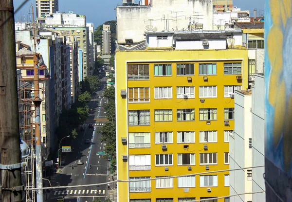 Paisagem da favela Cantagalo — Fotografia de Stock