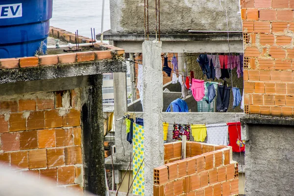 Paisagem da favela Cantagalo — Fotografia de Stock