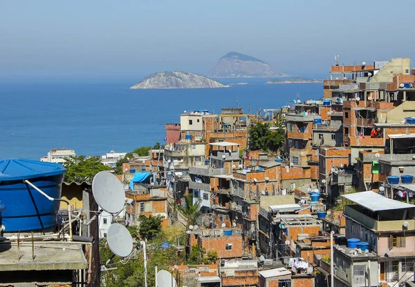 Paisagem da favela Cantagalo — Fotografia de Stock