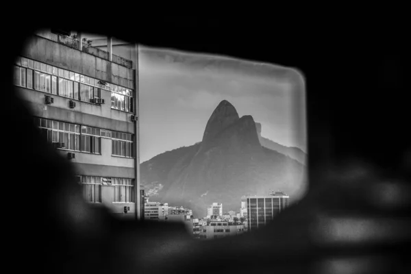 Landskap av favela Cantagalo — Stockfoto