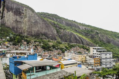 Rio de Janeiro Rocinha favela ayrıntıları - brezilya