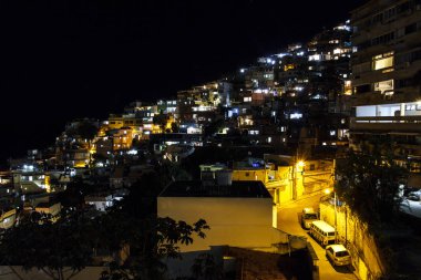 Rio de Janeiro Vidigal tepe nin ayrıntıları - brezilya