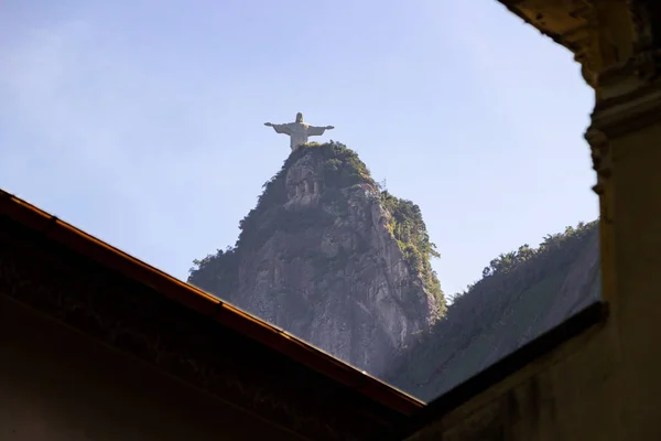 Христос Искупитель в Рио-де-Жанейро, Бразилия — стоковое фото