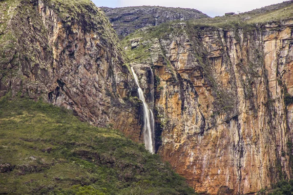 Cascada Tabuleiro Tercera Mayor Cascada Brasil Mayor Del Estado Minas — Foto de Stock