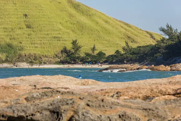 Da trilha de praias selvagens no rio de janeiro — Fotografia de Stock