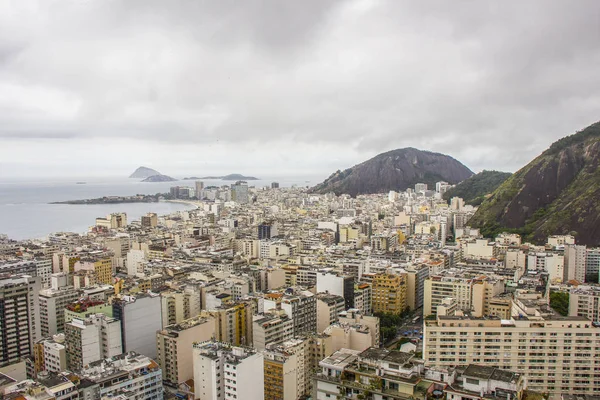 Visual da trilha da colina são joão em copacabana — Fotografia de Stock