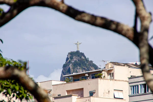 Statua di Cristo Redentore a Rio de Janeiro — Foto Stock