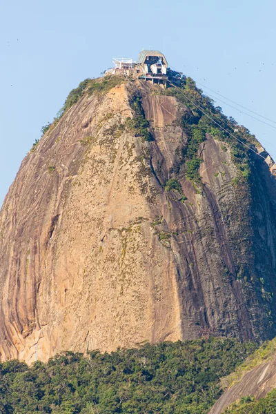 Сахарная гора в Рио-де-Жанейро . — стоковое фото