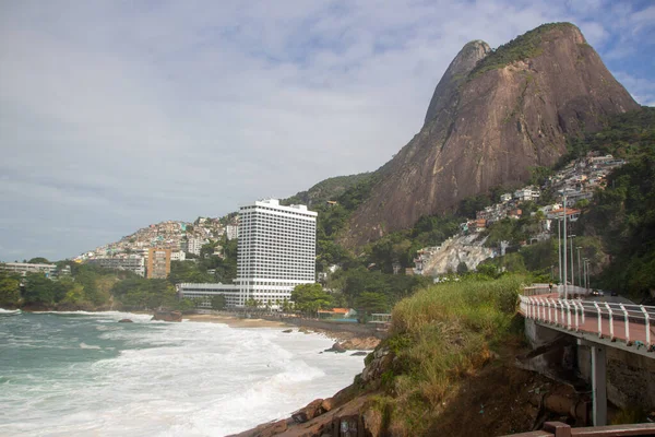 Rio Janeiro Brezilya Daki Vidigal Plajı Sheraton Plajı — Stok fotoğraf