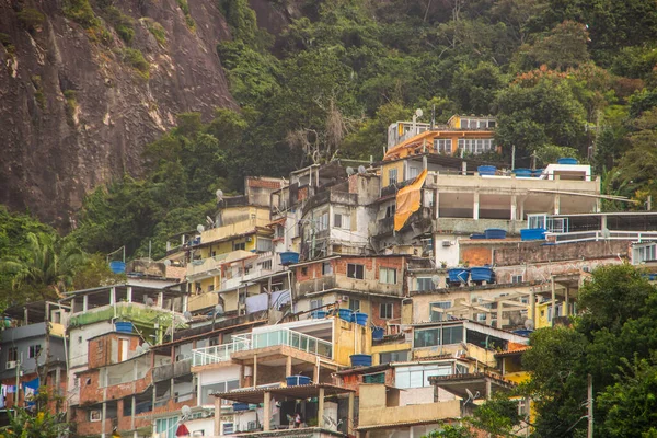 Chabolas Rio Janeiro Brasil — Foto de Stock