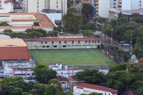 Общий Трейлер Новичков Severiano Тренировочная Площадка Футбольных Регат Botafogo Рио — стоковое фото