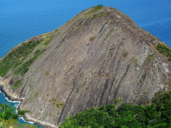 Kopec Itacoatiara Costao Itacoatiara Vrcholu Sloní Skály Niteroi Brazílii — Stock fotografie