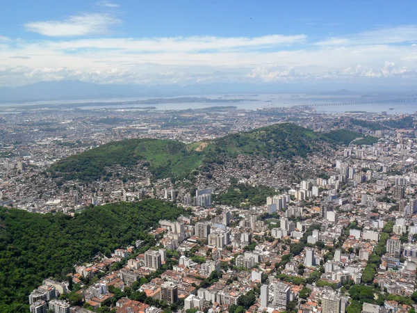 Vista Cidade Rio Janeiro Vista Cume Pico Perdido Pico Perdido — Fotografia de Stock