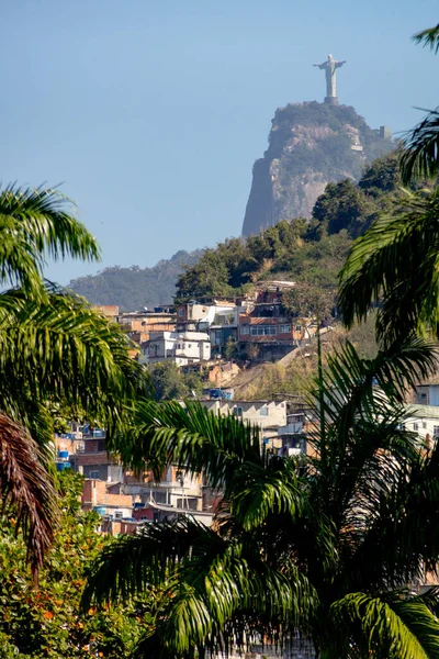 Favela Tavares Bastos Rio Janeiro Brasil Junho 2020 Favela Tavares — Fotografia de Stock