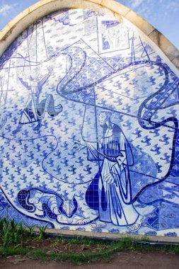 Sao Francisco de Assis Kilisesi, Pampulha Lagoon, Belo Horizonte, Minas Gerais, Brezilya - 8 Aralık 2018: Minas Gerais Belo Horizonte 'nin başlıca turizm merkezlerinden biri.