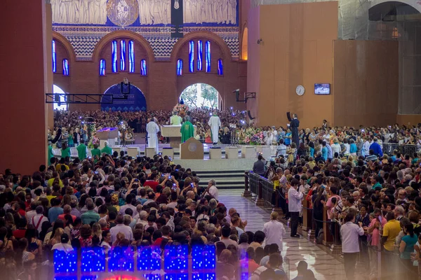 National Sanctuary Nossa Senhora Aparecida Ilmestyi Pohjoisesta Sao Paulo Brasilia — kuvapankkivalokuva