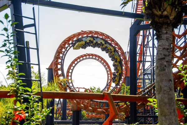 Beto Carrero World, Santa Catarina, Brezilya - 5 Mayıs 2019: Latin Amerika 'nın en büyük lunaparkı, Santa Catarina' daki Panha şehrinde yer almaktadır..