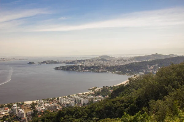 Kilátás Tetején Park Város Parque Cidade Niteroi Rio Janeiro Brazília — Stock Fotó
