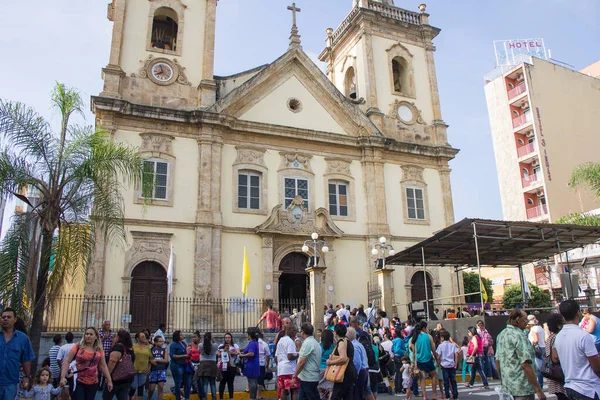 Antigua Basílica Nossa Senhora Aparecido Aparecido Norte Sao Paulo Brasil — Foto de Stock