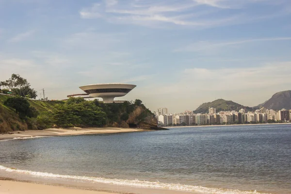 Boa Viagem Plajı Niteroi Rio Janeiro Brezilya Temmuz 2014 Boa — Stok fotoğraf