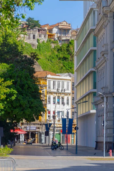 Conceicao Colina Vista Desde Plaza Maua Rio Janeiro Brasil — Foto de Stock