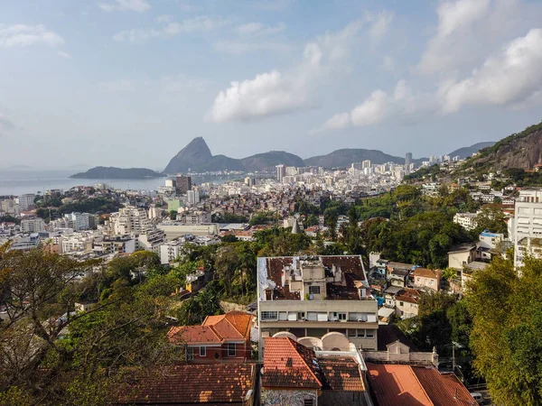 Pohled Vrcholu Zříceniny Parku Rio Janeiro Brazílie Září 2020 Jižní — Stock fotografie