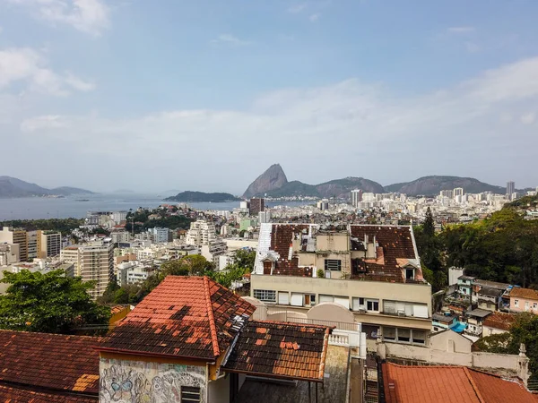 Pohled Vrcholu Zříceniny Parku Rio Janeiro Brazílie Září 2020 Jižní — Stock fotografie