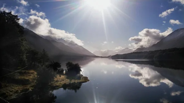 マヴォラ湖ニュージーランド — ストック写真
