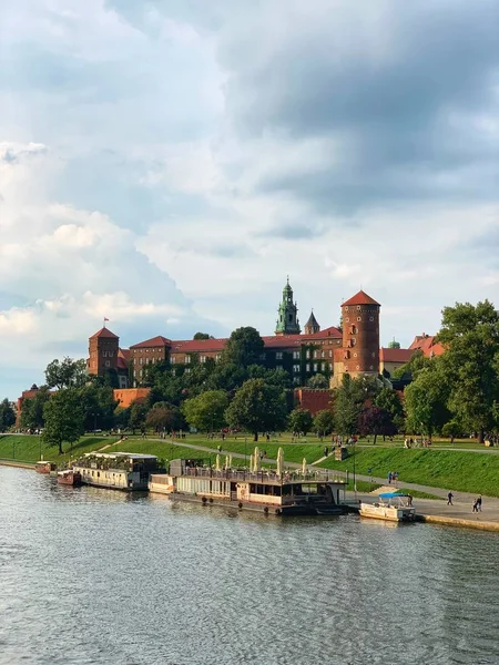 Zamek Wawelu Krakowie Polska 2019 Sierpnia — Zdjęcie stockowe