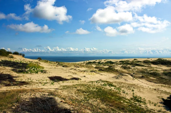 Sanddyner Kuriska Näset Ryssland — Stockfoto