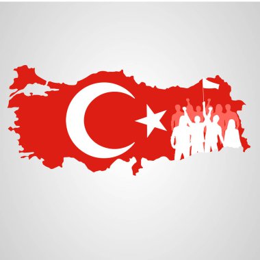 15 july in the Turkey clipart