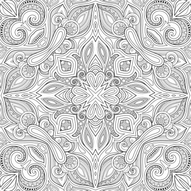 Tek renkli Seamless modeli ile mozaik Motif