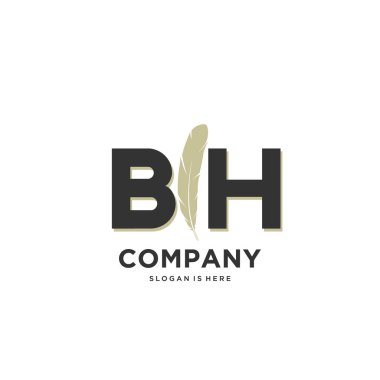 İlk harf Benzersiz yaratıcı modern modern lüks kürk süsü logosu. tasarım vektör logosu.