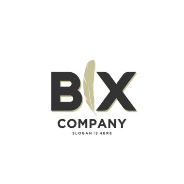 İlk harf Benzersiz yaratıcı modern modern lüks kürk süsü logosu. tasarım vektör logosu.